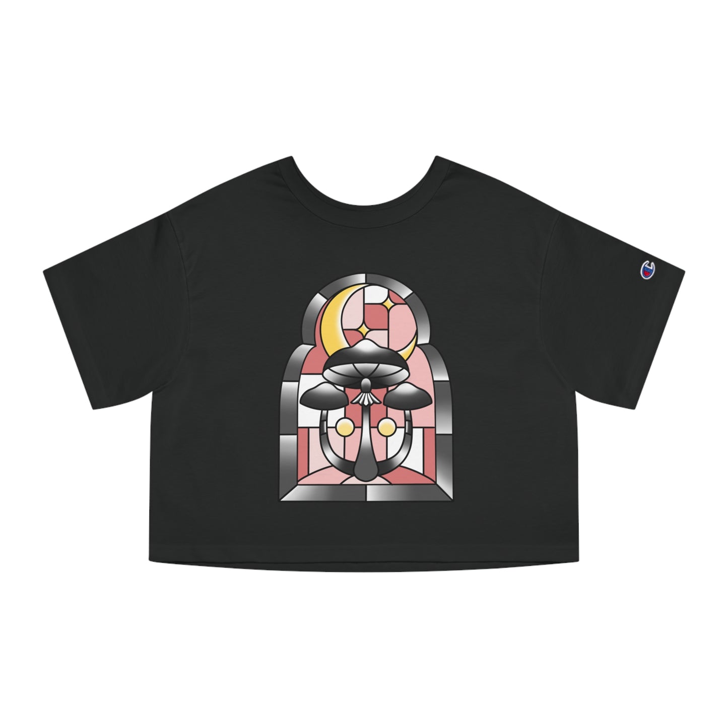 Stained Glass Cropped T-Shirt