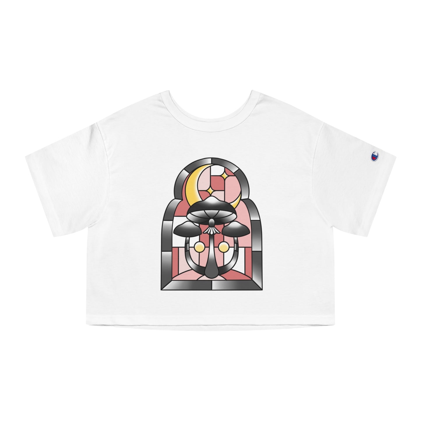 Stained Glass Cropped T-Shirt