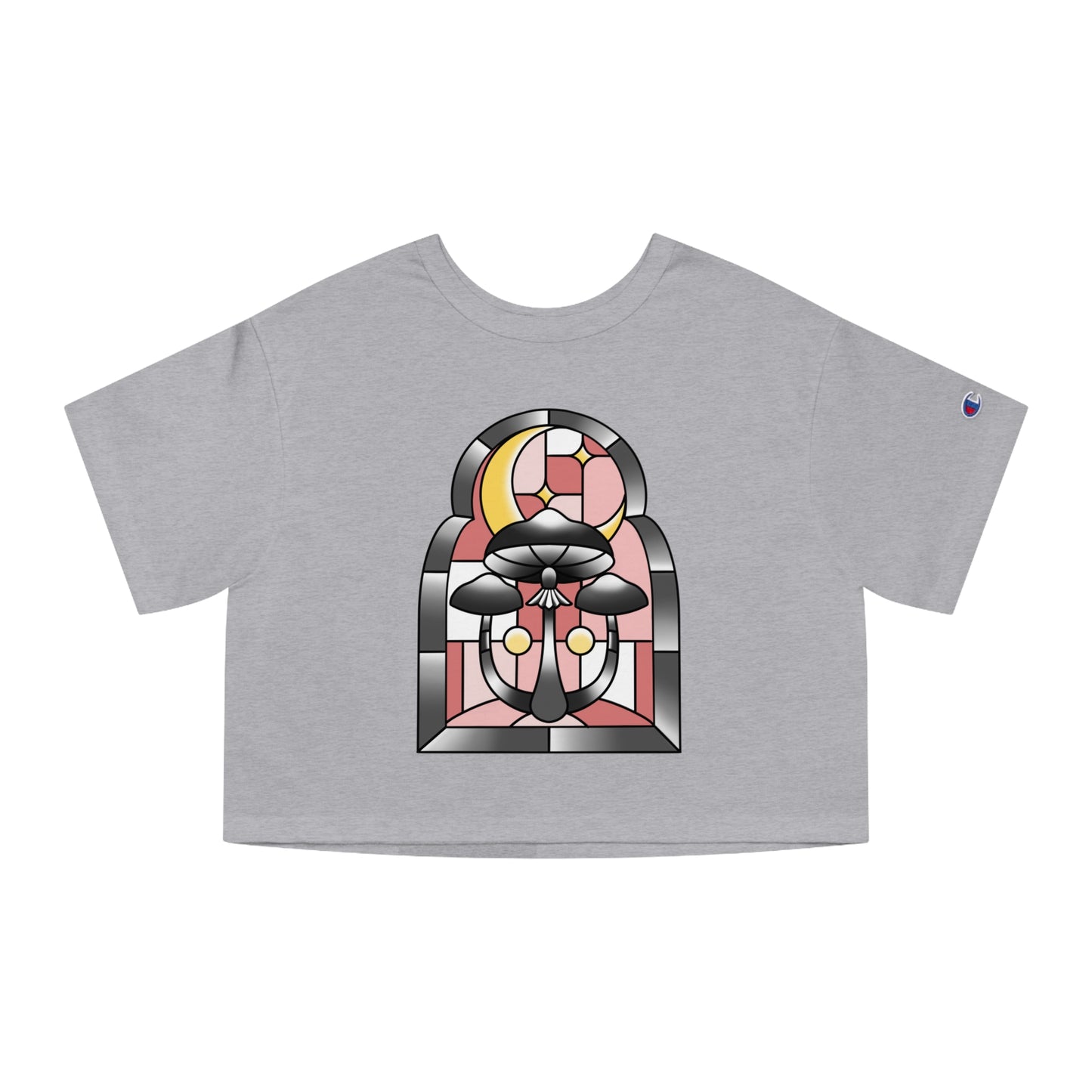 Stained Glass Cropped T-Shirt